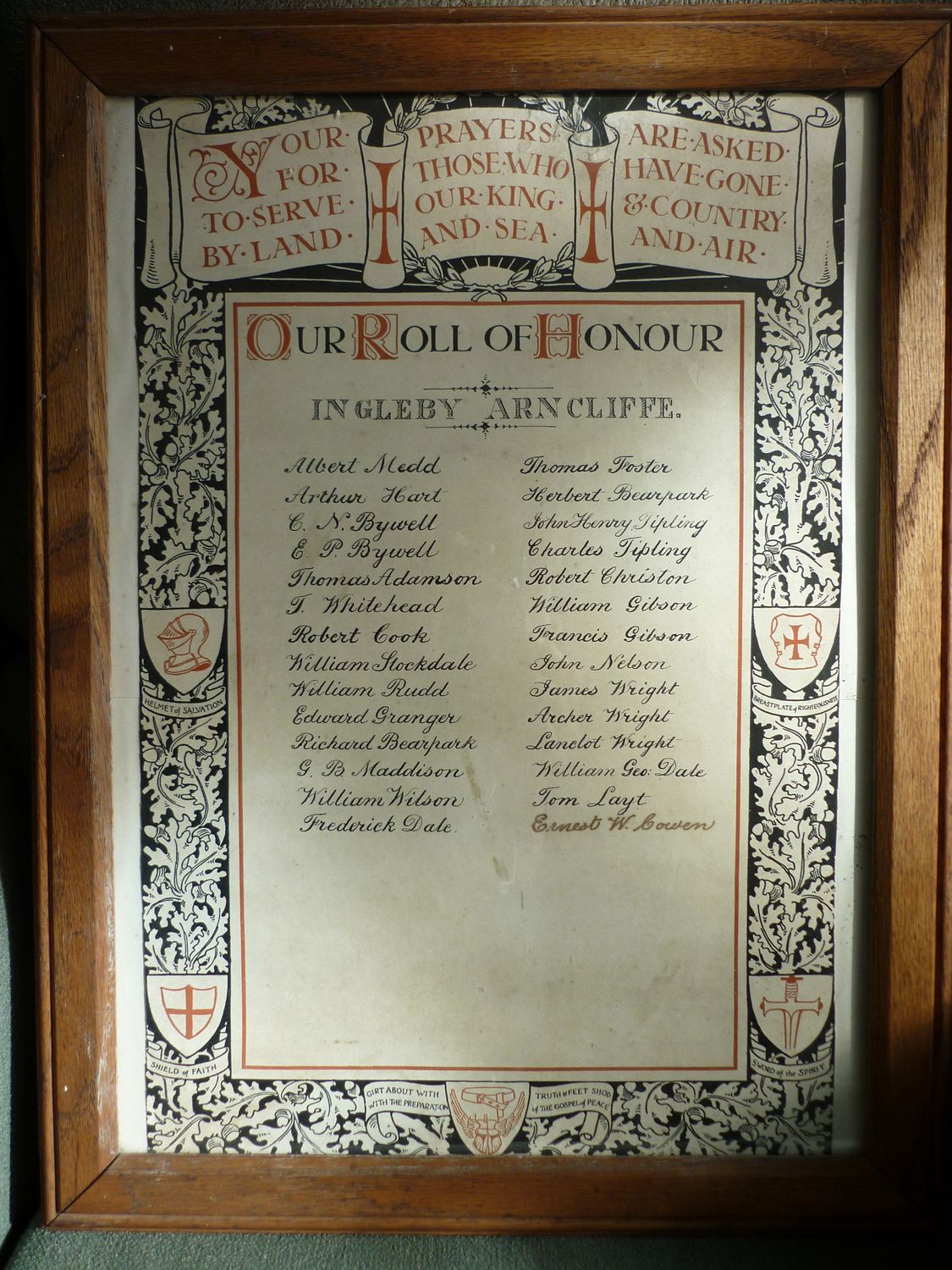 Roll of Honour